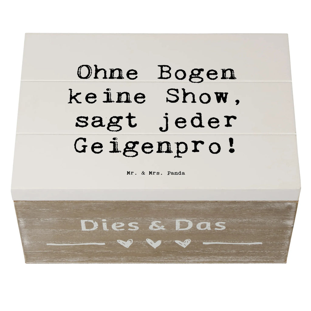 Holzkiste Spruch Geige Bogen Holzkiste, Kiste, Schatzkiste, Truhe, Schatulle, XXL, Erinnerungsbox, Erinnerungskiste, Dekokiste, Aufbewahrungsbox, Geschenkbox, Geschenkdose, Instrumente, Geschenke Musiker, Musikliebhaber