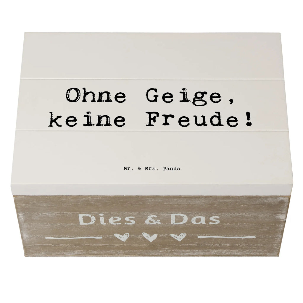 Holzkiste Spruch Geige Freude Holzkiste, Kiste, Schatzkiste, Truhe, Schatulle, XXL, Erinnerungsbox, Erinnerungskiste, Dekokiste, Aufbewahrungsbox, Geschenkbox, Geschenkdose, Instrumente, Geschenke Musiker, Musikliebhaber