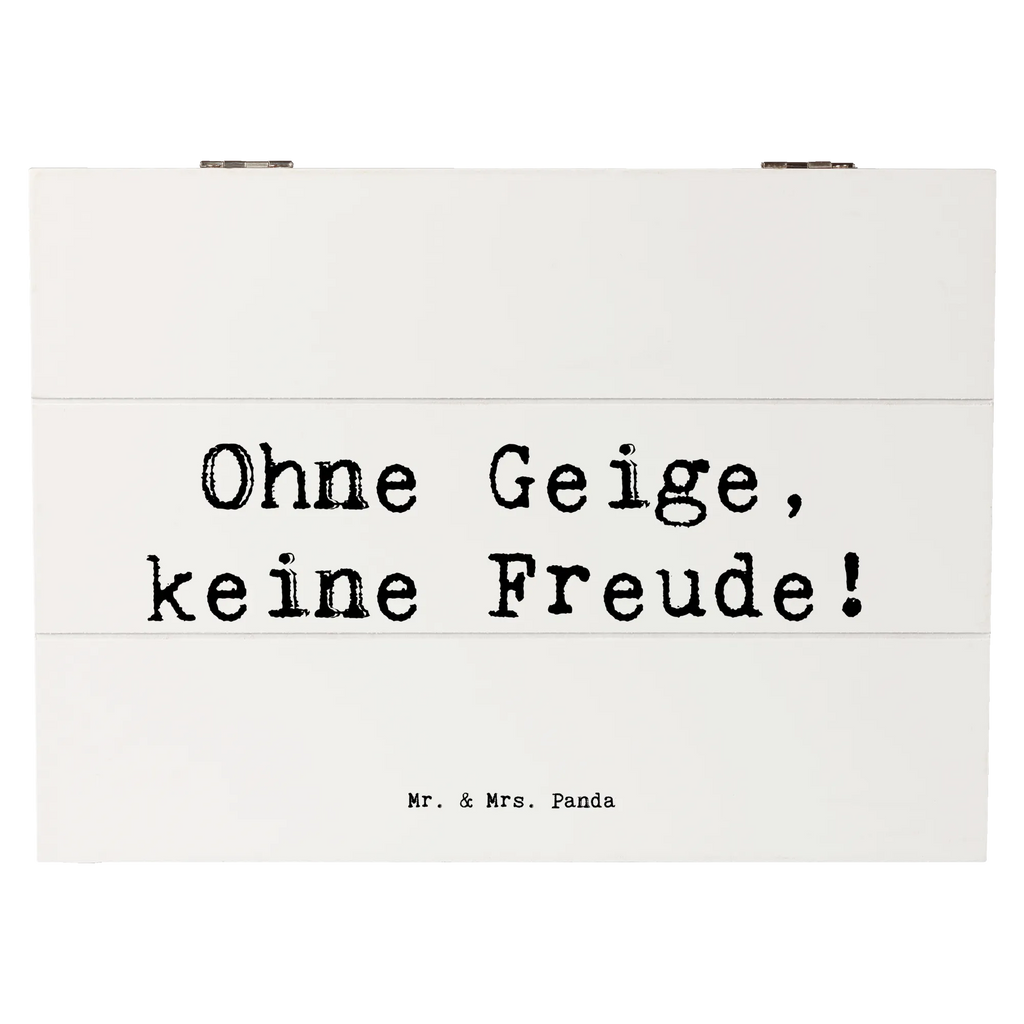 Holzkiste Spruch Geige Freude Holzkiste, Kiste, Schatzkiste, Truhe, Schatulle, XXL, Erinnerungsbox, Erinnerungskiste, Dekokiste, Aufbewahrungsbox, Geschenkbox, Geschenkdose, Instrumente, Geschenke Musiker, Musikliebhaber