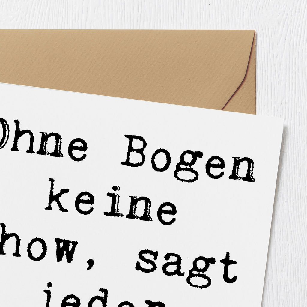 Deluxe Karte Spruch Geige Bogen Karte, Grußkarte, Klappkarte, Einladungskarte, Glückwunschkarte, Hochzeitskarte, Geburtstagskarte, Hochwertige Grußkarte, Hochwertige Klappkarte, Instrumente, Geschenke Musiker, Musikliebhaber