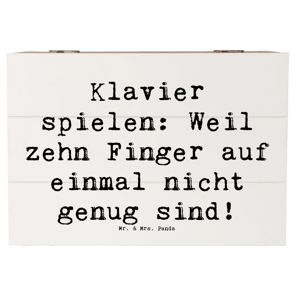 Holzkiste Spruch Klavier Magie Holzkiste, Kiste, Schatzkiste, Truhe, Schatulle, XXL, Erinnerungsbox, Erinnerungskiste, Dekokiste, Aufbewahrungsbox, Geschenkbox, Geschenkdose, Instrumente, Geschenke Musiker, Musikliebhaber