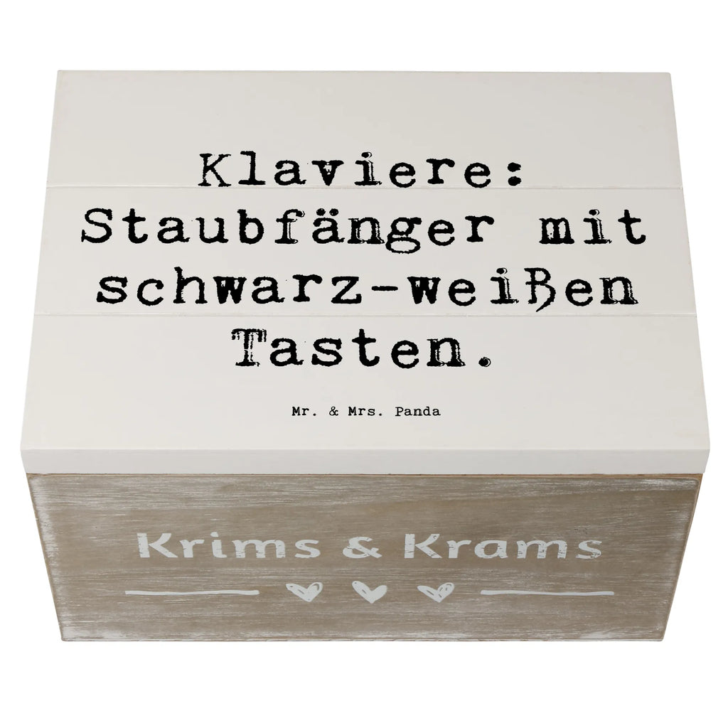 Holzkiste Spruch Klavier Staubfänger Holzkiste, Kiste, Schatzkiste, Truhe, Schatulle, XXL, Erinnerungsbox, Erinnerungskiste, Dekokiste, Aufbewahrungsbox, Geschenkbox, Geschenkdose, Instrumente, Geschenke Musiker, Musikliebhaber