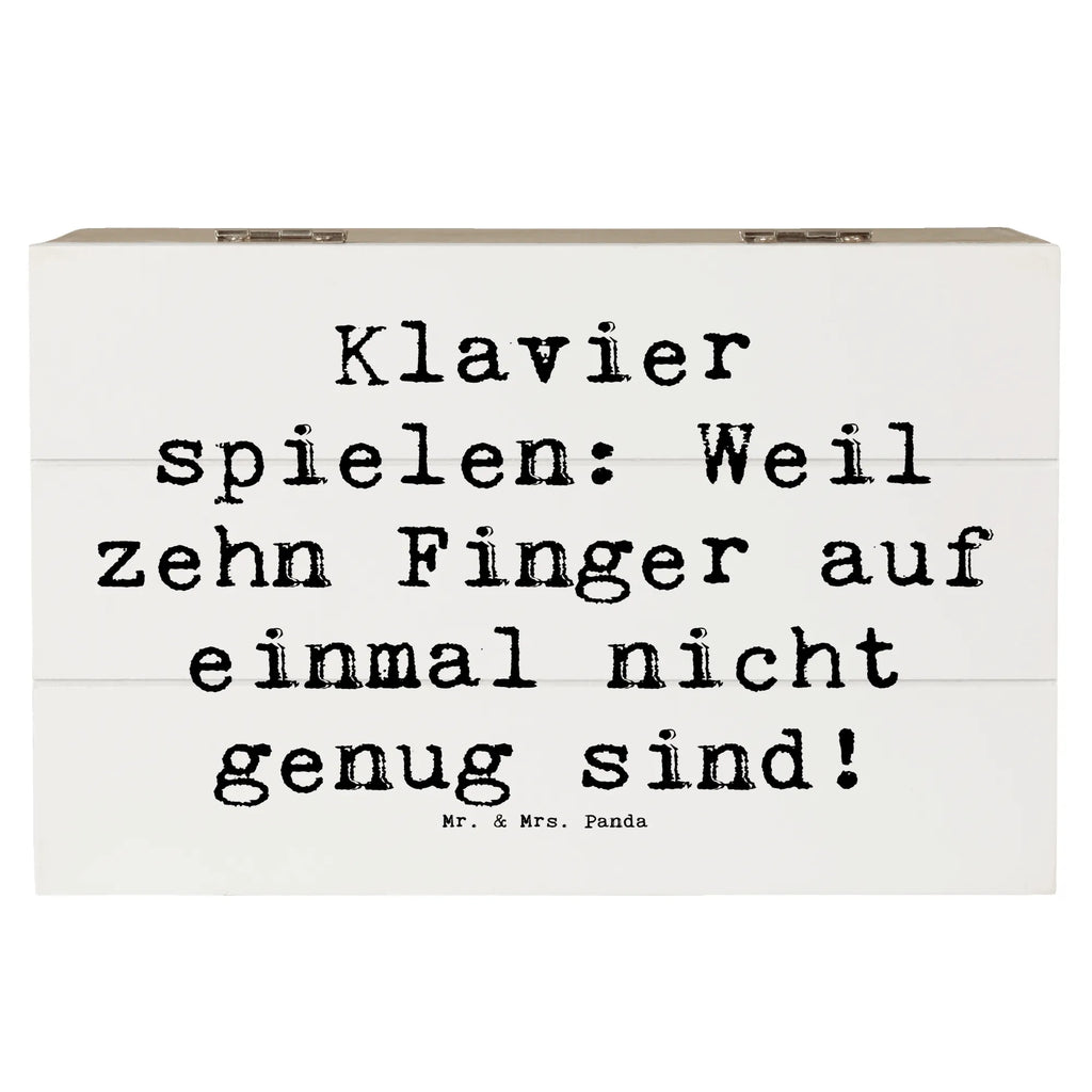 Holzkiste Spruch Klavier Magie Holzkiste, Kiste, Schatzkiste, Truhe, Schatulle, XXL, Erinnerungsbox, Erinnerungskiste, Dekokiste, Aufbewahrungsbox, Geschenkbox, Geschenkdose, Instrumente, Geschenke Musiker, Musikliebhaber