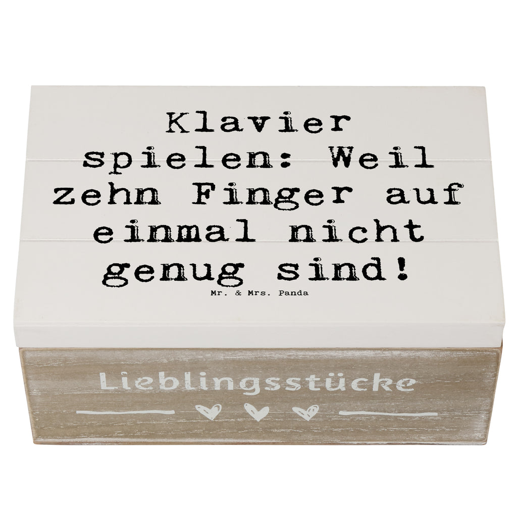 Holzkiste Spruch Klavier Magie Holzkiste, Kiste, Schatzkiste, Truhe, Schatulle, XXL, Erinnerungsbox, Erinnerungskiste, Dekokiste, Aufbewahrungsbox, Geschenkbox, Geschenkdose, Instrumente, Geschenke Musiker, Musikliebhaber