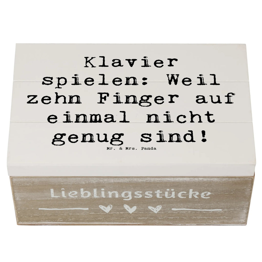 Holzkiste Spruch Klavier Magie Holzkiste, Kiste, Schatzkiste, Truhe, Schatulle, XXL, Erinnerungsbox, Erinnerungskiste, Dekokiste, Aufbewahrungsbox, Geschenkbox, Geschenkdose, Instrumente, Geschenke Musiker, Musikliebhaber