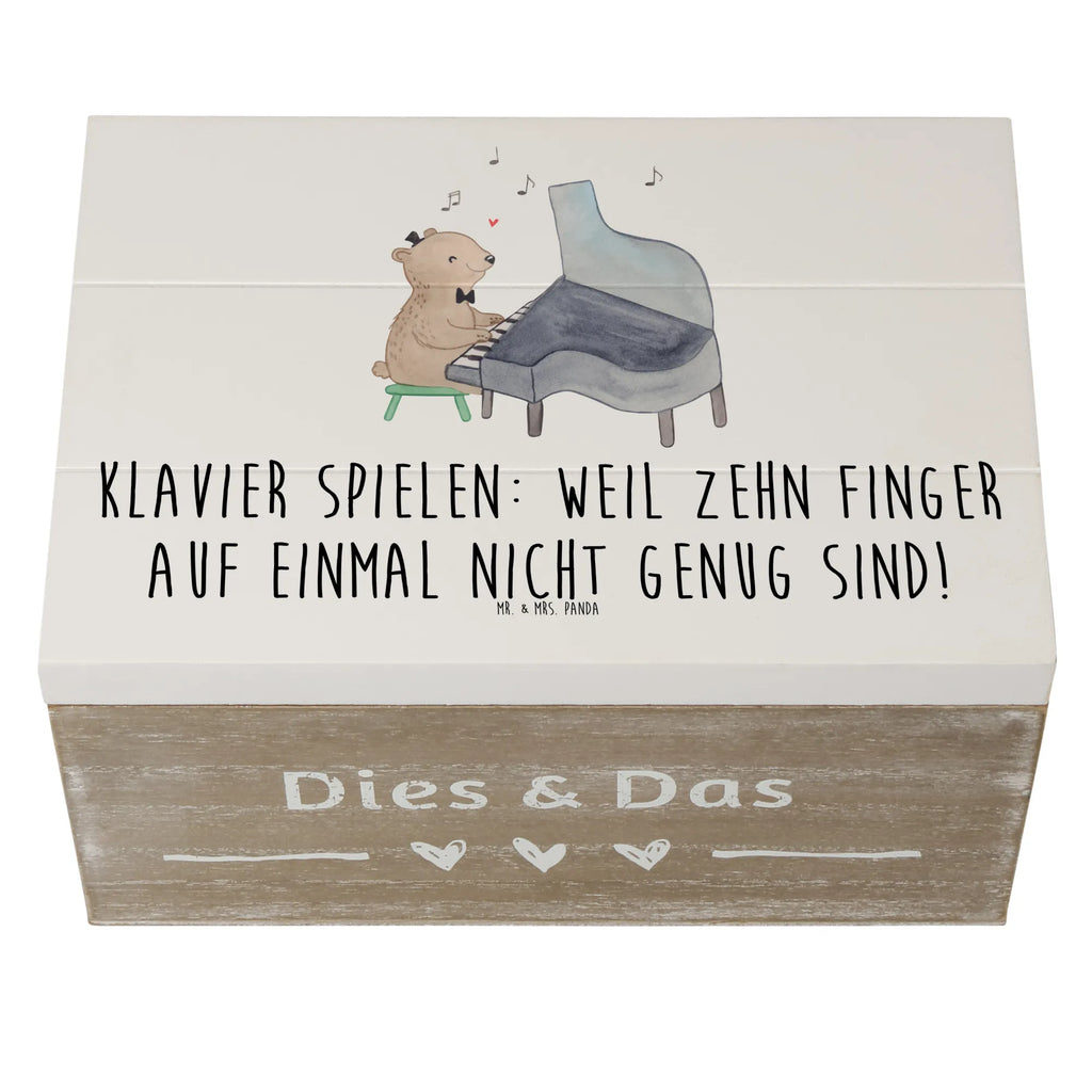 Holzkiste Klavier Magie Holzkiste, Kiste, Schatzkiste, Truhe, Schatulle, XXL, Erinnerungsbox, Erinnerungskiste, Dekokiste, Aufbewahrungsbox, Geschenkbox, Geschenkdose, Instrumente, Geschenke Musiker, Musikliebhaber