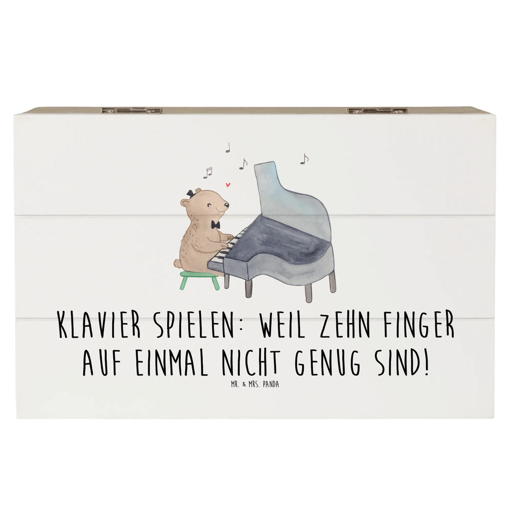 Holzkiste Klavier Magie Holzkiste, Kiste, Schatzkiste, Truhe, Schatulle, XXL, Erinnerungsbox, Erinnerungskiste, Dekokiste, Aufbewahrungsbox, Geschenkbox, Geschenkdose, Instrumente, Geschenke Musiker, Musikliebhaber