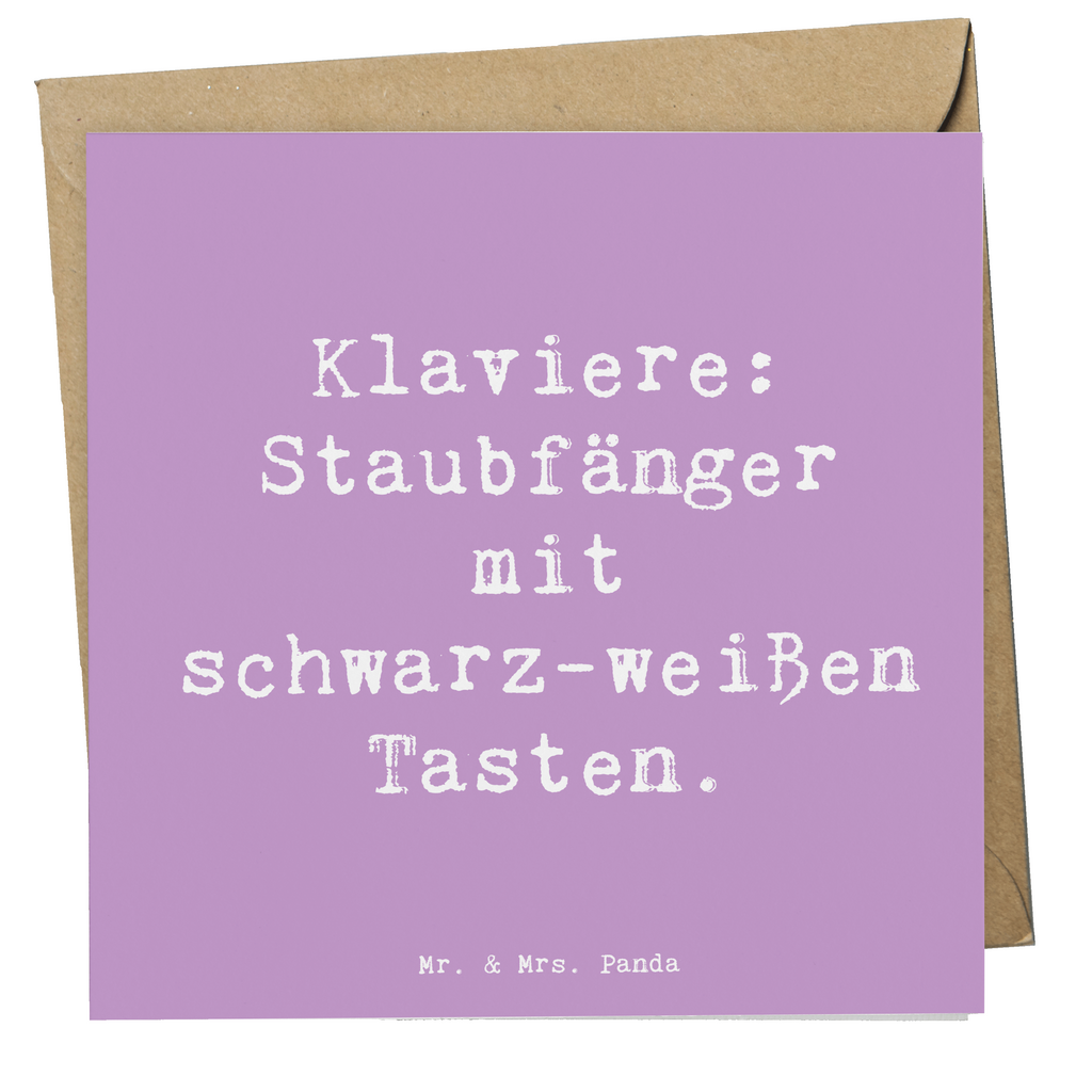 Deluxe Karte Klavier Staubfänger