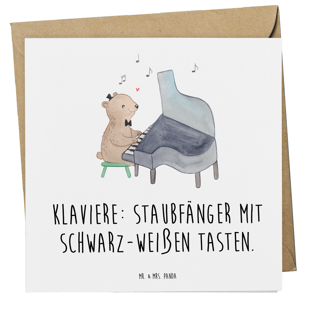 Deluxe Karte Klavier Staubfänger Karte, Grußkarte, Klappkarte, Einladungskarte, Glückwunschkarte, Hochzeitskarte, Geburtstagskarte, Hochwertige Grußkarte, Hochwertige Klappkarte, Instrumente, Geschenke Musiker, Musikliebhaber