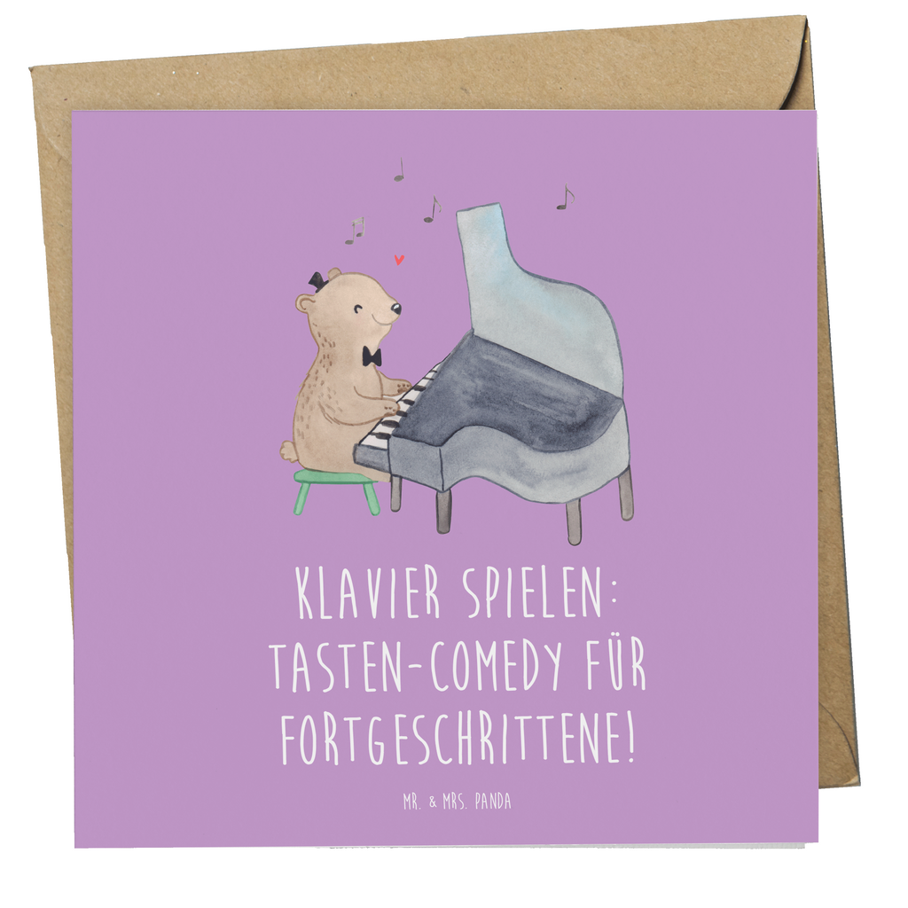 Deluxe Karte Klavier Tasten Karte, Grußkarte, Klappkarte, Einladungskarte, Glückwunschkarte, Hochzeitskarte, Geburtstagskarte, Hochwertige Grußkarte, Hochwertige Klappkarte, Instrumente, Geschenke Musiker, Musikliebhaber