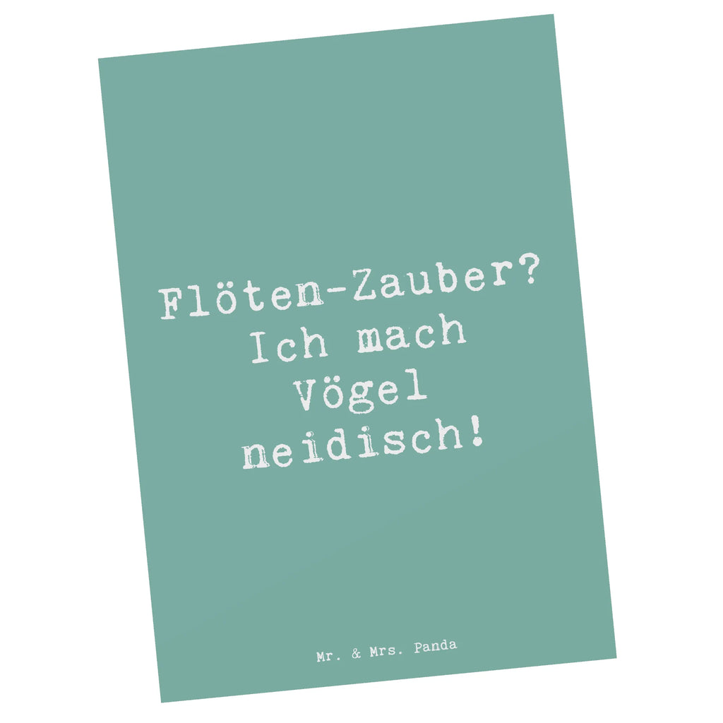 Postkarte Spruch Flöte Zauber Postkarte, Karte, Geschenkkarte, Grußkarte, Einladung, Ansichtskarte, Geburtstagskarte, Einladungskarte, Dankeskarte, Ansichtskarten, Einladung Geburtstag, Einladungskarten Geburtstag, Instrumente, Geschenke Musiker, Musikliebhaber