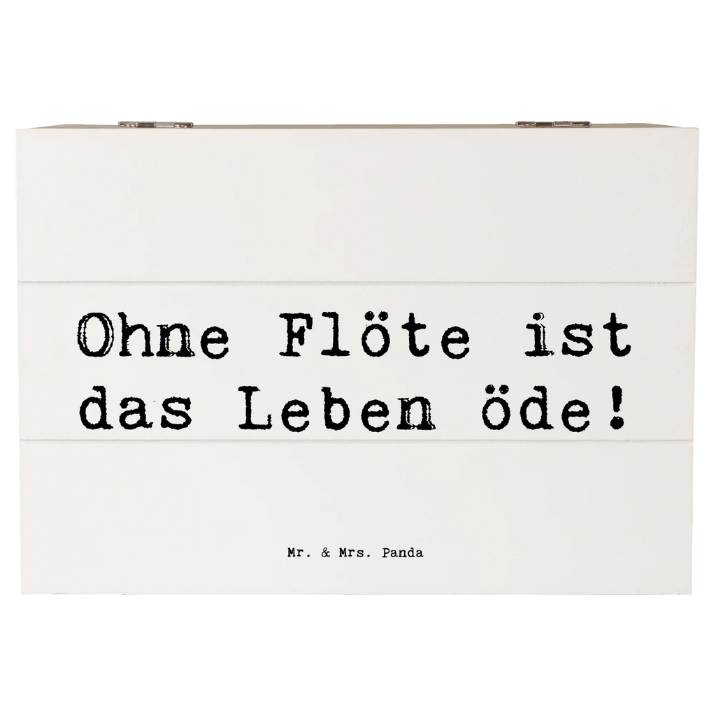 Holzkiste Spruch Flöte Leben Holzkiste, Kiste, Schatzkiste, Truhe, Schatulle, XXL, Erinnerungsbox, Erinnerungskiste, Dekokiste, Aufbewahrungsbox, Geschenkbox, Geschenkdose, Instrumente, Geschenke Musiker, Musikliebhaber