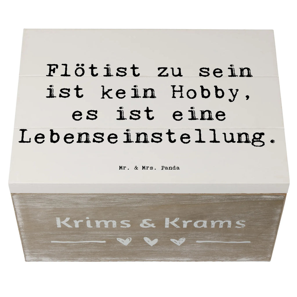 Holzkiste Spruch Flötist zu sein ist kein Hobby, es ist eine Lebenseinstellung. Holzkiste, Kiste, Schatzkiste, Truhe, Schatulle, XXL, Erinnerungsbox, Erinnerungskiste, Dekokiste, Aufbewahrungsbox, Geschenkbox, Geschenkdose, Instrumente, Geschenke Musiker, Musikliebhaber