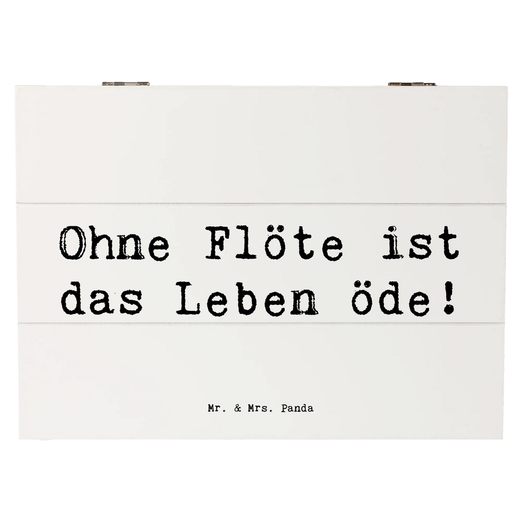 Holzkiste Spruch Flöte Leben Holzkiste, Kiste, Schatzkiste, Truhe, Schatulle, XXL, Erinnerungsbox, Erinnerungskiste, Dekokiste, Aufbewahrungsbox, Geschenkbox, Geschenkdose, Instrumente, Geschenke Musiker, Musikliebhaber