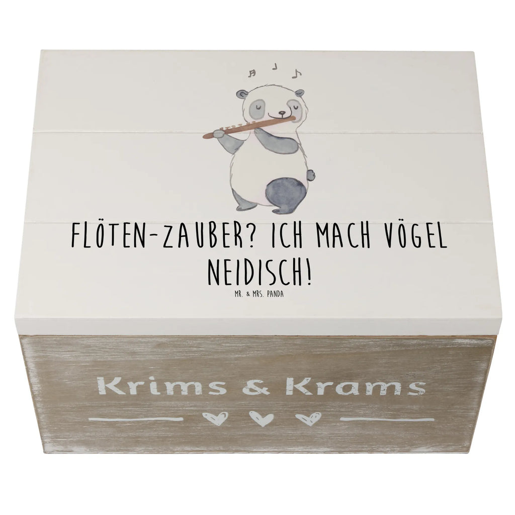 Holzkiste Flöte Zauber Holzkiste, Kiste, Schatzkiste, Truhe, Schatulle, XXL, Erinnerungsbox, Erinnerungskiste, Dekokiste, Aufbewahrungsbox, Geschenkbox, Geschenkdose, Instrumente, Geschenke Musiker, Musikliebhaber