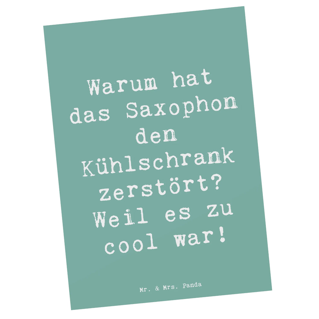 Postkarte Spruch Saxophon Kühlschrank Postkarte, Karte, Geschenkkarte, Grußkarte, Einladung, Ansichtskarte, Geburtstagskarte, Einladungskarte, Dankeskarte, Ansichtskarten, Einladung Geburtstag, Einladungskarten Geburtstag, Instrumente, Geschenke Musiker, Musikliebhaber