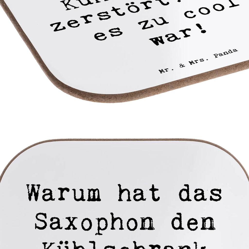 Untersetzer Spruch Saxophon Kühlschrank