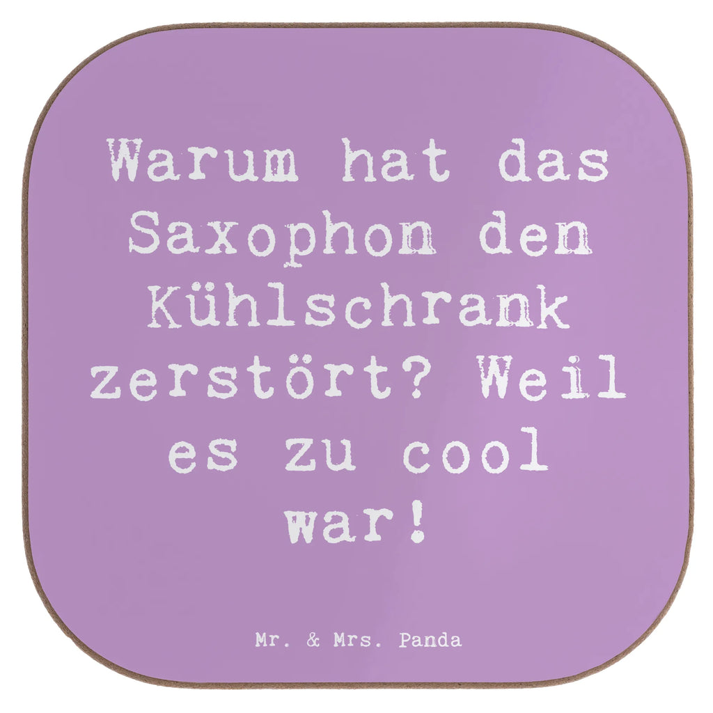 Untersetzer Spruch Saxophon Kühlschrank