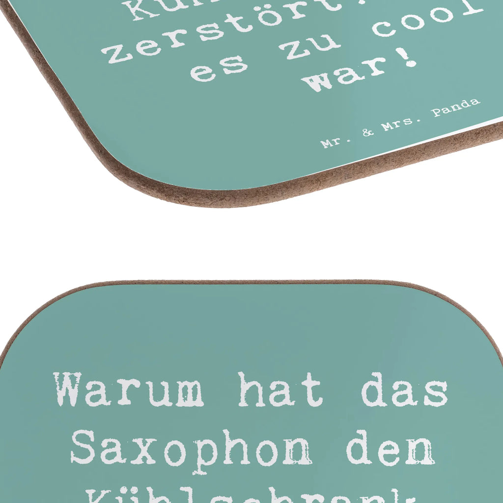 Untersetzer Spruch Saxophon Kühlschrank