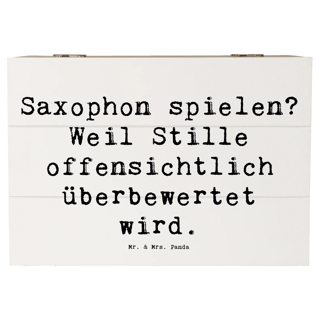 Holzkiste Spruch Saxophon Leidenschaft Holzkiste, Kiste, Schatzkiste, Truhe, Schatulle, XXL, Erinnerungsbox, Erinnerungskiste, Dekokiste, Aufbewahrungsbox, Geschenkbox, Geschenkdose, Instrumente, Geschenke Musiker, Musikliebhaber