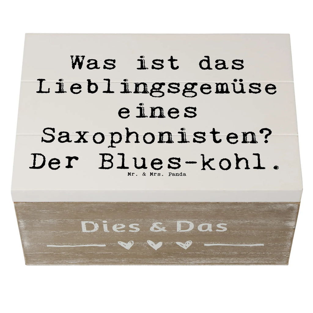 Holzkiste Spruch Saxophon Blues Holzkiste, Kiste, Schatzkiste, Truhe, Schatulle, XXL, Erinnerungsbox, Erinnerungskiste, Dekokiste, Aufbewahrungsbox, Geschenkbox, Geschenkdose, Instrumente, Geschenke Musiker, Musikliebhaber