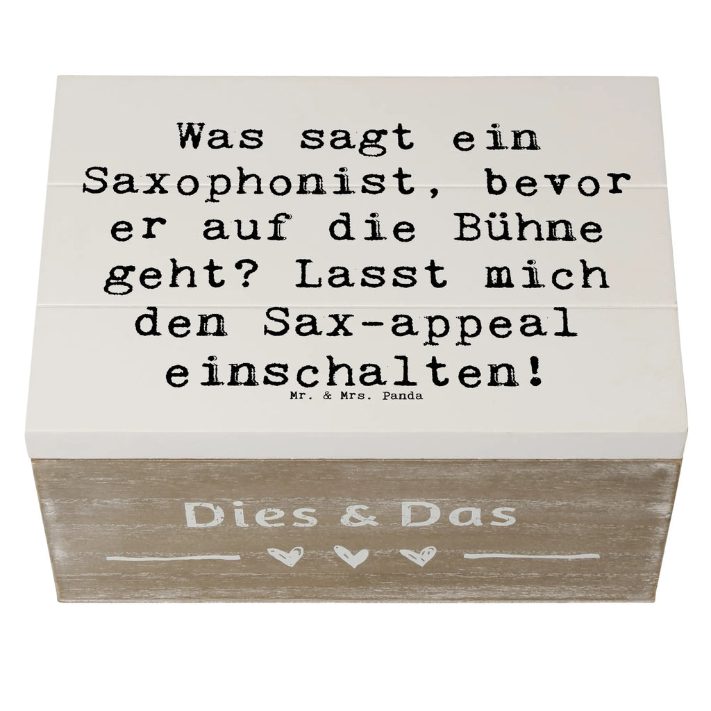 Holzkiste Spruch Magischer Saxophon-Charme Holzkiste, Kiste, Schatzkiste, Truhe, Schatulle, XXL, Erinnerungsbox, Erinnerungskiste, Dekokiste, Aufbewahrungsbox, Geschenkbox, Geschenkdose, Instrumente, Geschenke Musiker, Musikliebhaber