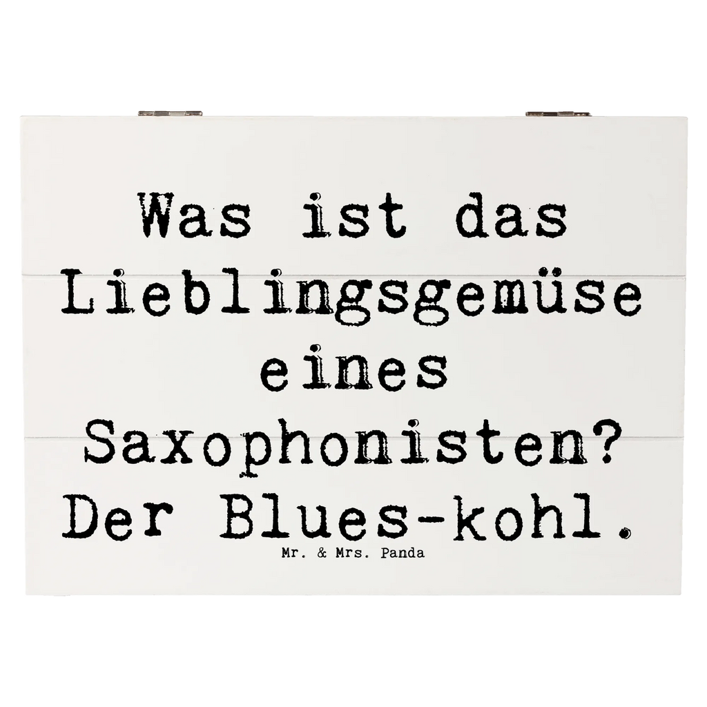 Holzkiste Spruch Saxophon Blues Holzkiste, Kiste, Schatzkiste, Truhe, Schatulle, XXL, Erinnerungsbox, Erinnerungskiste, Dekokiste, Aufbewahrungsbox, Geschenkbox, Geschenkdose, Instrumente, Geschenke Musiker, Musikliebhaber