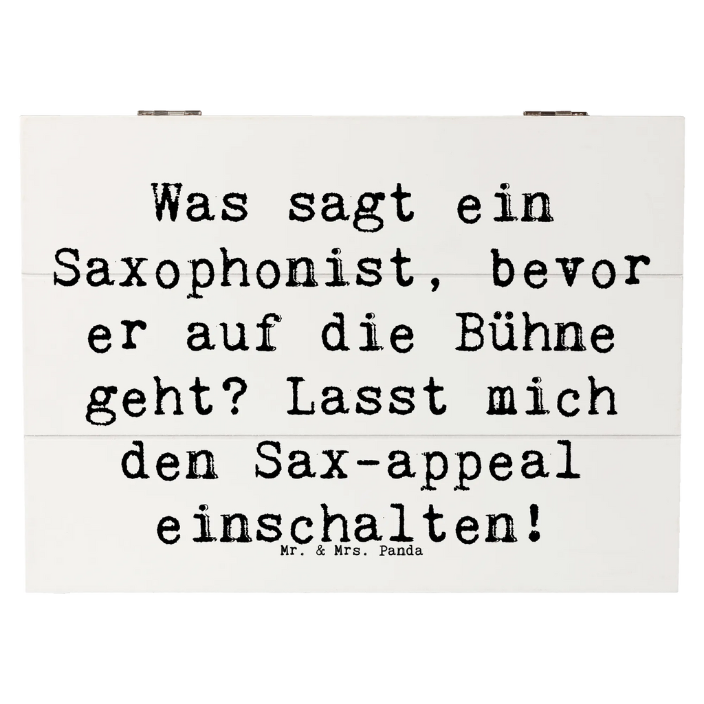 Holzkiste Spruch Magischer Saxophon-Charme Holzkiste, Kiste, Schatzkiste, Truhe, Schatulle, XXL, Erinnerungsbox, Erinnerungskiste, Dekokiste, Aufbewahrungsbox, Geschenkbox, Geschenkdose, Instrumente, Geschenke Musiker, Musikliebhaber