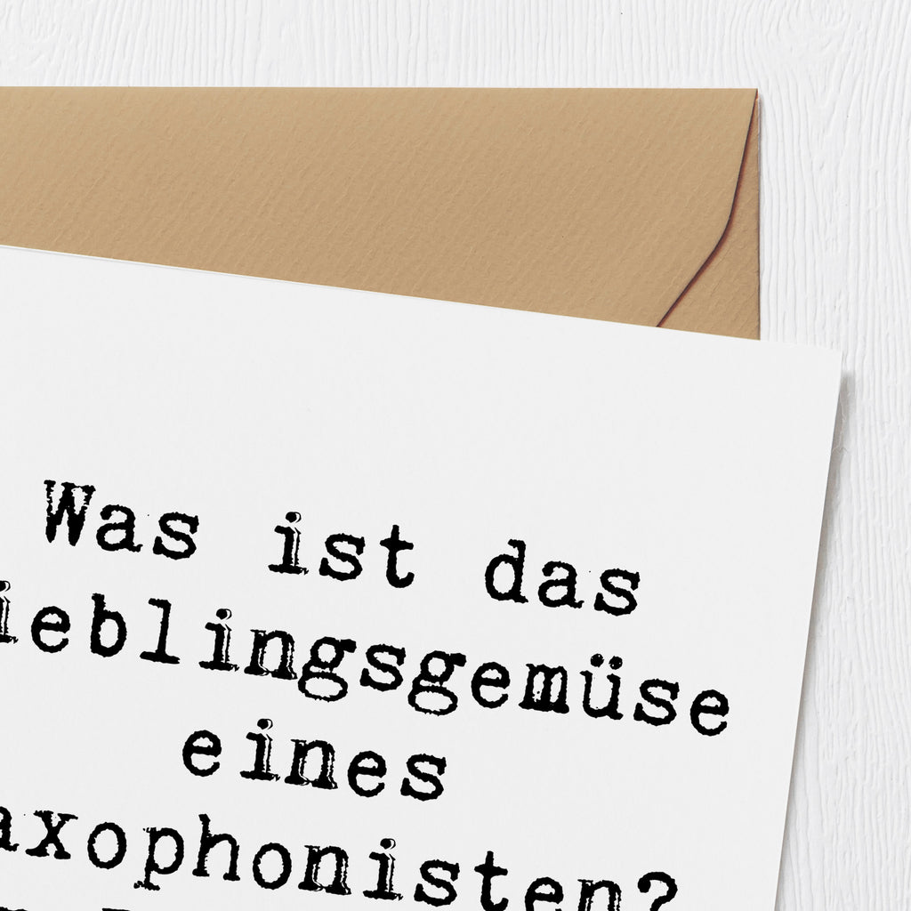 Deluxe Karte Spruch Saxophon Blues Karte, Grußkarte, Klappkarte, Einladungskarte, Glückwunschkarte, Hochzeitskarte, Geburtstagskarte, Hochwertige Grußkarte, Hochwertige Klappkarte, Instrumente, Geschenke Musiker, Musikliebhaber