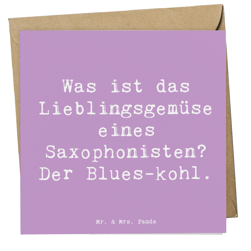 Deluxe Karte Spruch Saxophon Blues Karte, Grußkarte, Klappkarte, Einladungskarte, Glückwunschkarte, Hochzeitskarte, Geburtstagskarte, Hochwertige Grußkarte, Hochwertige Klappkarte, Instrumente, Geschenke Musiker, Musikliebhaber