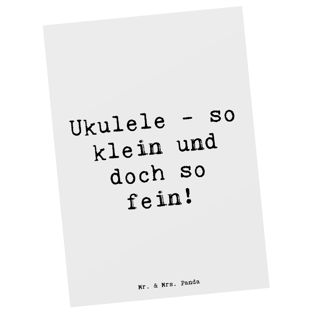 Postkarte Zauberhafte Ukulele