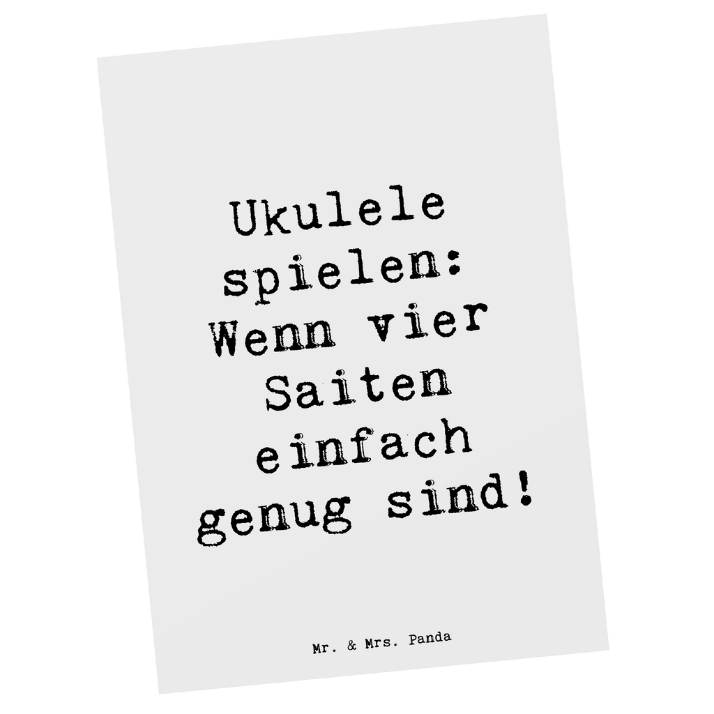 Postkarte Spruch Ukulele Freude Postkarte, Karte, Geschenkkarte, Grußkarte, Einladung, Ansichtskarte, Geburtstagskarte, Einladungskarte, Dankeskarte, Ansichtskarten, Einladung Geburtstag, Einladungskarten Geburtstag, Instrumente, Geschenke Musiker, Musikliebhaber