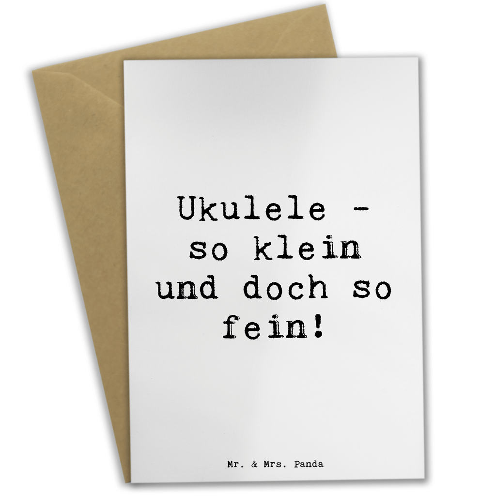 Grußkarte Spruch Zauberhafte Ukulele Grußkarte, Klappkarte, Einladungskarte, Glückwunschkarte, Hochzeitskarte, Geburtstagskarte, Karte, Ansichtskarten, Instrumente, Geschenke Musiker, Musikliebhaber