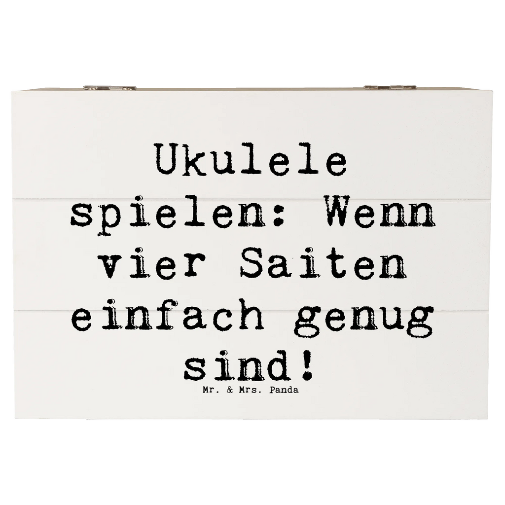 Holzkiste Spruch Ukulele Freude Holzkiste, Kiste, Schatzkiste, Truhe, Schatulle, XXL, Erinnerungsbox, Erinnerungskiste, Dekokiste, Aufbewahrungsbox, Geschenkbox, Geschenkdose, Instrumente, Geschenke Musiker, Musikliebhaber