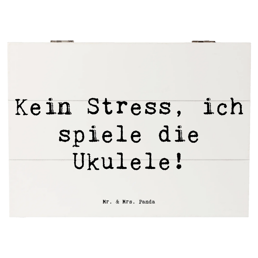 Holzkiste Spruch Ukulele Entspannung Holzkiste, Kiste, Schatzkiste, Truhe, Schatulle, XXL, Erinnerungsbox, Erinnerungskiste, Dekokiste, Aufbewahrungsbox, Geschenkbox, Geschenkdose, Instrumente, Geschenke Musiker, Musikliebhaber