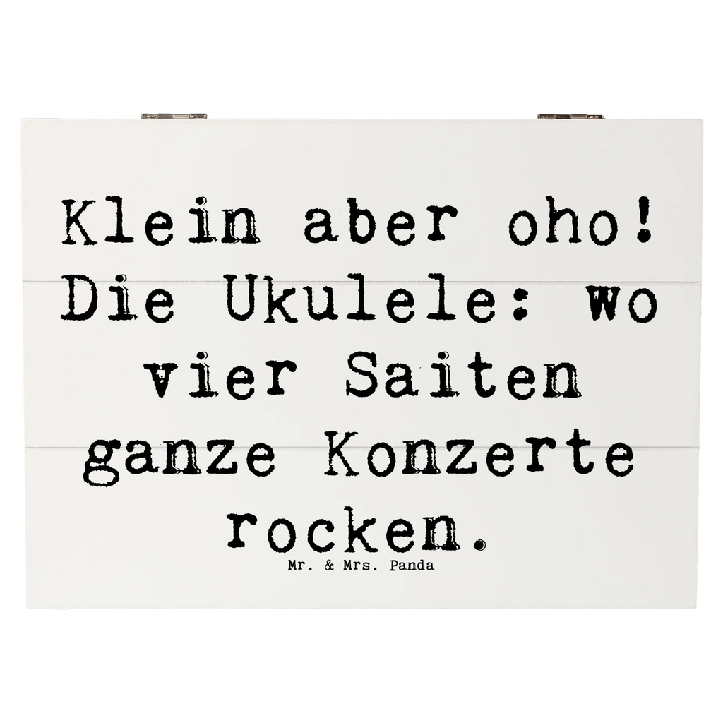 Holzkiste Spruch Ukulele Magie Holzkiste, Kiste, Schatzkiste, Truhe, Schatulle, XXL, Erinnerungsbox, Erinnerungskiste, Dekokiste, Aufbewahrungsbox, Geschenkbox, Geschenkdose, Instrumente, Geschenke Musiker, Musikliebhaber