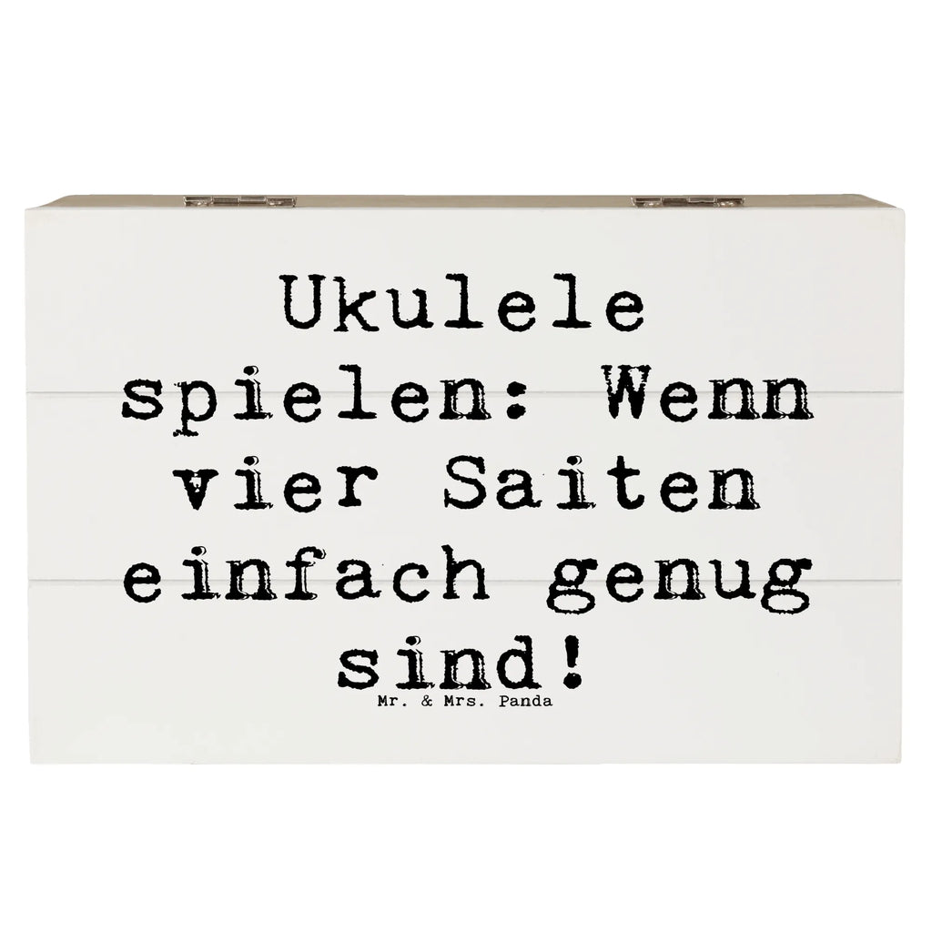 Holzkiste Spruch Ukulele Freude Holzkiste, Kiste, Schatzkiste, Truhe, Schatulle, XXL, Erinnerungsbox, Erinnerungskiste, Dekokiste, Aufbewahrungsbox, Geschenkbox, Geschenkdose, Instrumente, Geschenke Musiker, Musikliebhaber