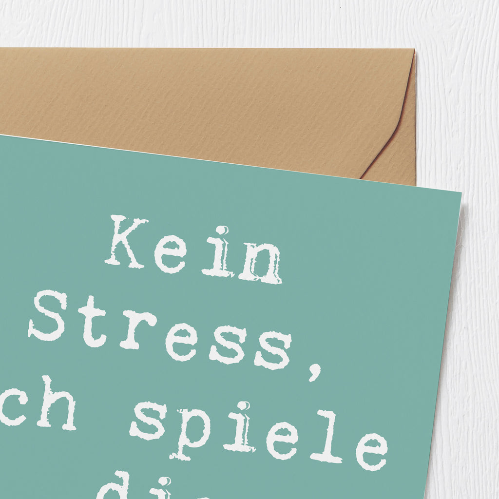 Deluxe Karte Spruch Ukulele Entspannung Karte, Grußkarte, Klappkarte, Einladungskarte, Glückwunschkarte, Hochzeitskarte, Geburtstagskarte, Hochwertige Grußkarte, Hochwertige Klappkarte, Instrumente, Geschenke Musiker, Musikliebhaber