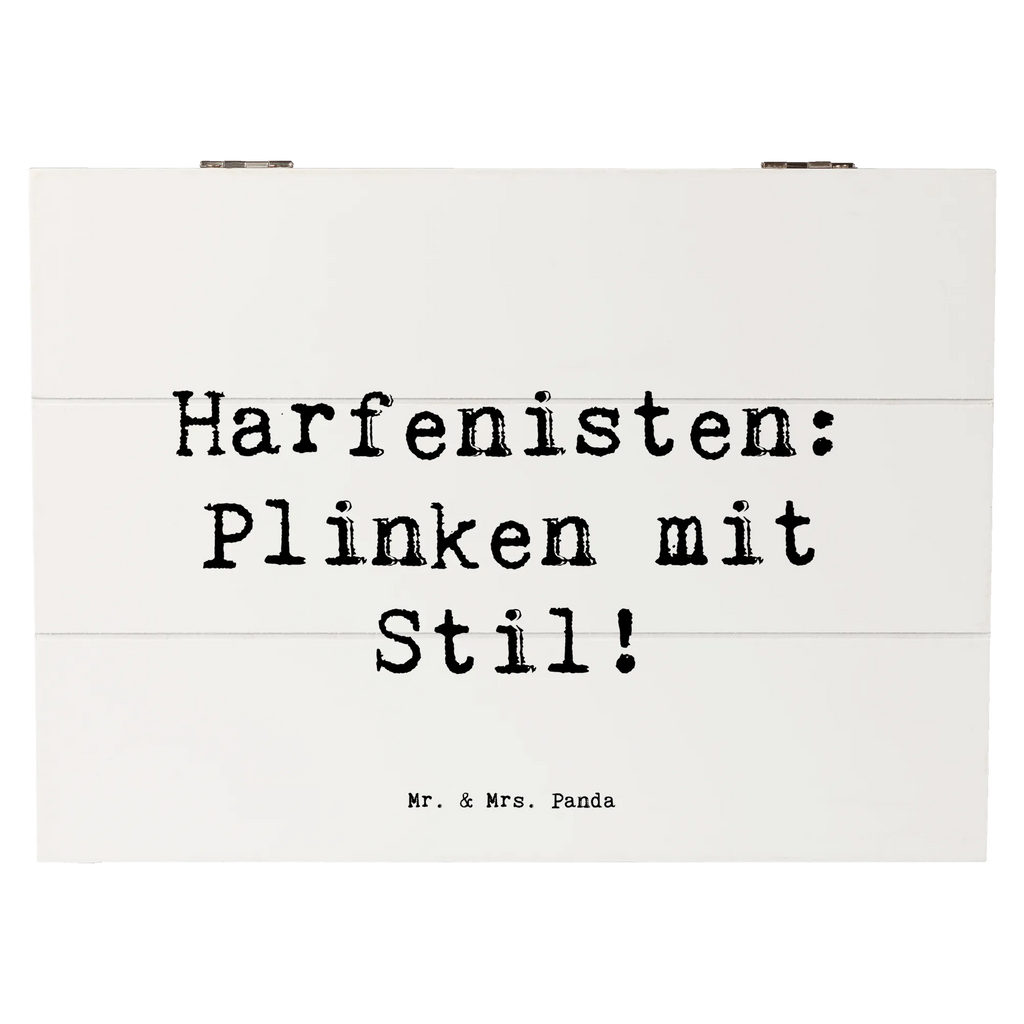 Holzkiste Spruch Harfe mit Stil Holzkiste, Kiste, Schatzkiste, Truhe, Schatulle, XXL, Erinnerungsbox, Erinnerungskiste, Dekokiste, Aufbewahrungsbox, Geschenkbox, Geschenkdose, Instrumente, Geschenke Musiker, Musikliebhaber