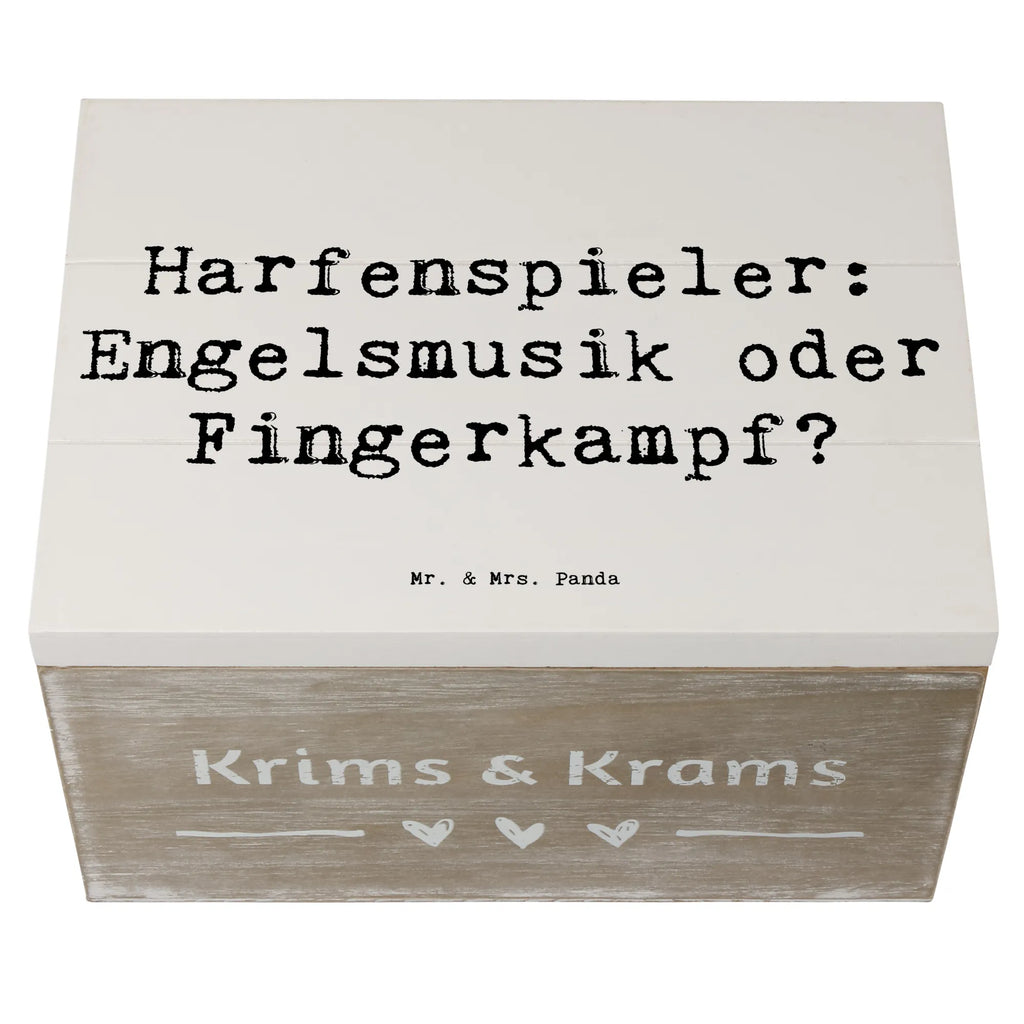 Holzkiste Spruch Harfe Melodien Holzkiste, Kiste, Schatzkiste, Truhe, Schatulle, XXL, Erinnerungsbox, Erinnerungskiste, Dekokiste, Aufbewahrungsbox, Geschenkbox, Geschenkdose, Instrumente, Geschenke Musiker, Musikliebhaber