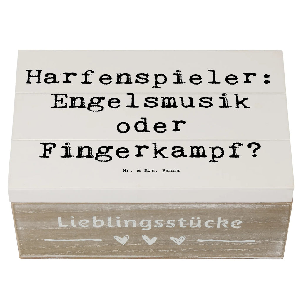 Holzkiste Spruch Harfe Melodien Holzkiste, Kiste, Schatzkiste, Truhe, Schatulle, XXL, Erinnerungsbox, Erinnerungskiste, Dekokiste, Aufbewahrungsbox, Geschenkbox, Geschenkdose, Instrumente, Geschenke Musiker, Musikliebhaber