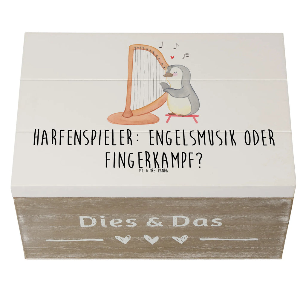 Holzkiste Harfe Melodien Holzkiste, Kiste, Schatzkiste, Truhe, Schatulle, XXL, Erinnerungsbox, Erinnerungskiste, Dekokiste, Aufbewahrungsbox, Geschenkbox, Geschenkdose, Instrumente, Geschenke Musiker, Musikliebhaber