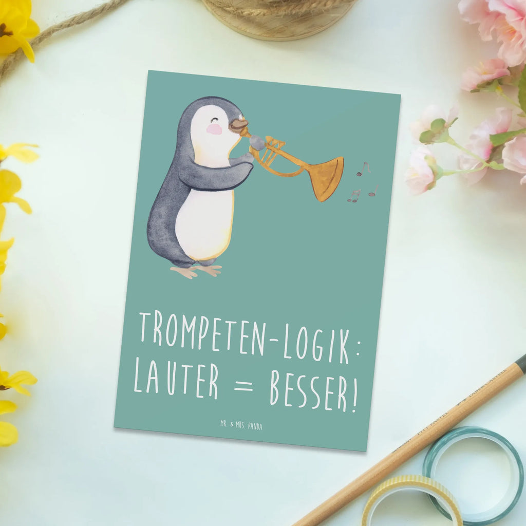 Postkarte Trompeten Weisheit Postkarte, Karte, Geschenkkarte, Grußkarte, Einladung, Ansichtskarte, Geburtstagskarte, Einladungskarte, Dankeskarte, Ansichtskarten, Einladung Geburtstag, Einladungskarten Geburtstag, Instrumente, Geschenke Musiker, Musikliebhaber