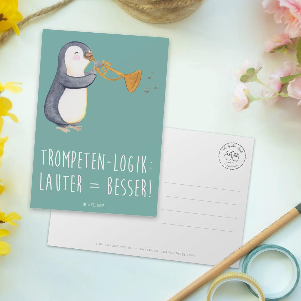 Postkarte Trompeten Weisheit Postkarte, Karte, Geschenkkarte, Grußkarte, Einladung, Ansichtskarte, Geburtstagskarte, Einladungskarte, Dankeskarte, Ansichtskarten, Einladung Geburtstag, Einladungskarten Geburtstag, Instrumente, Geschenke Musiker, Musikliebhaber