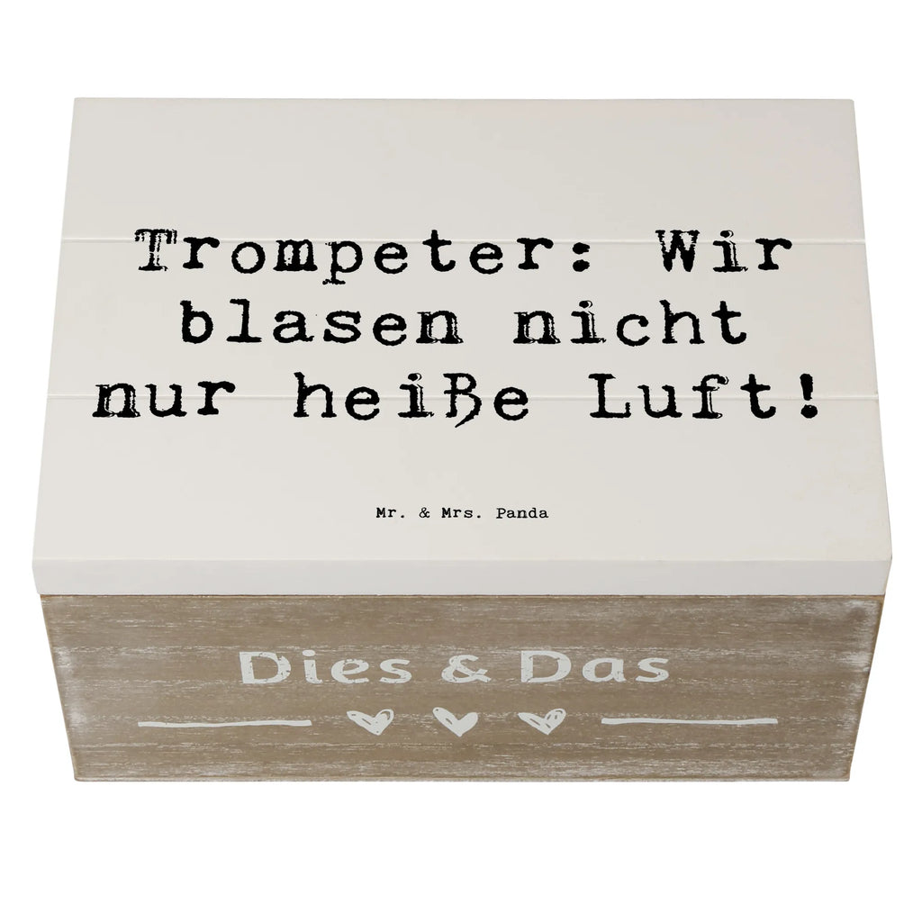 Holzkiste Spruch Trompete Kunst Holzkiste, Kiste, Schatzkiste, Truhe, Schatulle, XXL, Erinnerungsbox, Erinnerungskiste, Dekokiste, Aufbewahrungsbox, Geschenkbox, Geschenkdose, Instrumente, Geschenke Musiker, Musikliebhaber