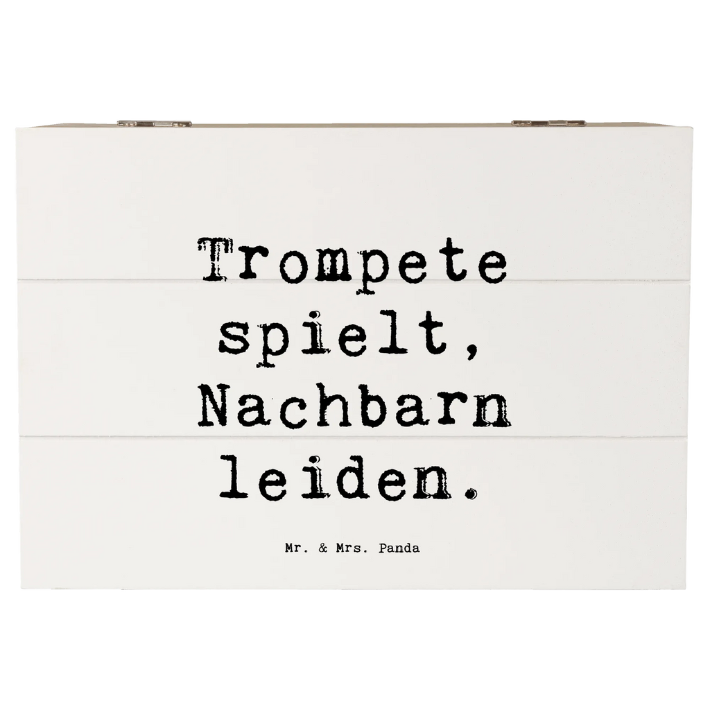 Holzkiste Spruch Trompete Freude Holzkiste, Kiste, Schatzkiste, Truhe, Schatulle, XXL, Erinnerungsbox, Erinnerungskiste, Dekokiste, Aufbewahrungsbox, Geschenkbox, Geschenkdose, Instrumente, Geschenke Musiker, Musikliebhaber