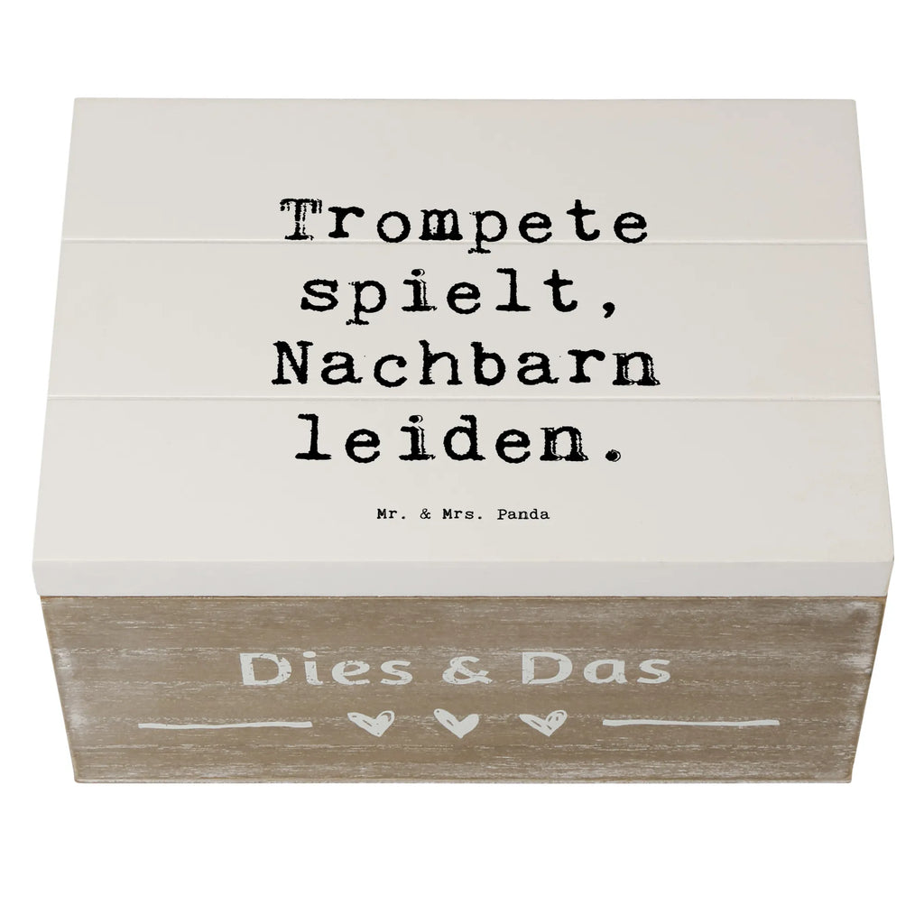 Holzkiste Spruch Trompete Freude Holzkiste, Kiste, Schatzkiste, Truhe, Schatulle, XXL, Erinnerungsbox, Erinnerungskiste, Dekokiste, Aufbewahrungsbox, Geschenkbox, Geschenkdose, Instrumente, Geschenke Musiker, Musikliebhaber