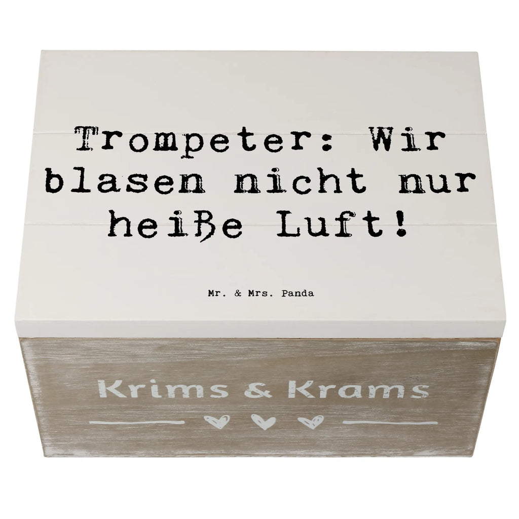 Holzkiste Spruch Trompete Kunst Holzkiste, Kiste, Schatzkiste, Truhe, Schatulle, XXL, Erinnerungsbox, Erinnerungskiste, Dekokiste, Aufbewahrungsbox, Geschenkbox, Geschenkdose, Instrumente, Geschenke Musiker, Musikliebhaber