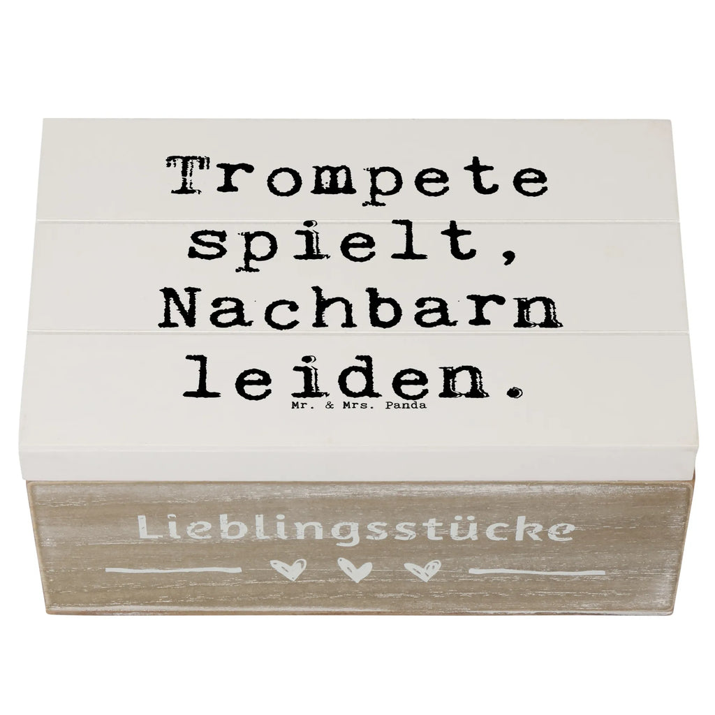 Holzkiste Spruch Trompete Freude Holzkiste, Kiste, Schatzkiste, Truhe, Schatulle, XXL, Erinnerungsbox, Erinnerungskiste, Dekokiste, Aufbewahrungsbox, Geschenkbox, Geschenkdose, Instrumente, Geschenke Musiker, Musikliebhaber