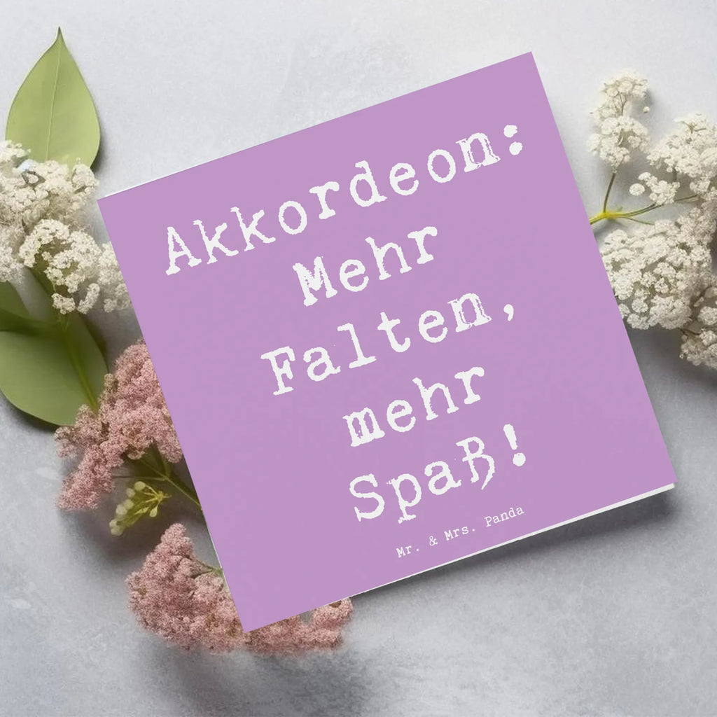 Deluxe Karte Spruch Akkordeon Spaß Karte, Grußkarte, Klappkarte, Einladungskarte, Glückwunschkarte, Hochzeitskarte, Geburtstagskarte, Hochwertige Grußkarte, Hochwertige Klappkarte, Instrumente, Geschenke Musiker, Musikliebhaber